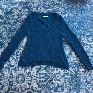 Blue sweater